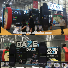 Detian offer rent trade show exhibition booth vape display